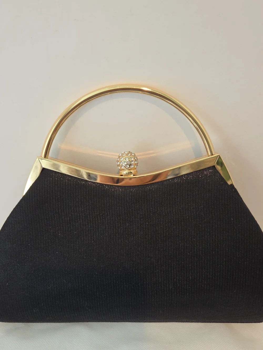 NEW Glitter Pleated Clutch Evening Bag (Black/Gold) - AIBAOWU